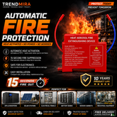 Hot Aerosol Fire Extinguisher – Automatic Fire Protection